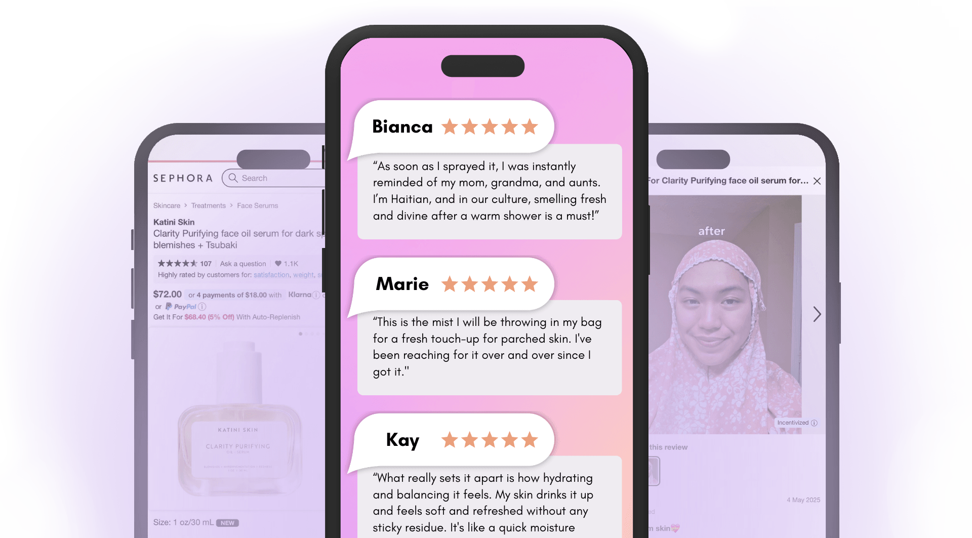 Sephora text reviews